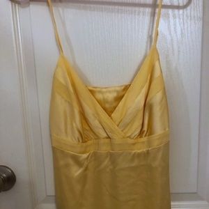 Bebe Silk Tank Top